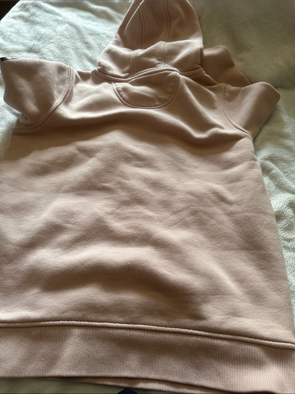 Carhartt Pink Pullover Hoodie with Sleeve Logo - Picture 4 of 6